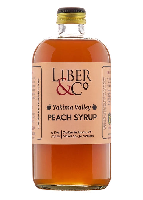 Liber & Co Yakima Valley Peach Syrup (9.5 oz)