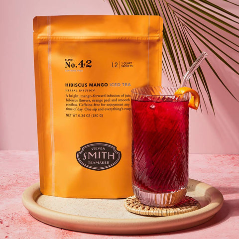 Steven Smith Tea Maker Hibiscus Mango Iced Tea: Single Pouch