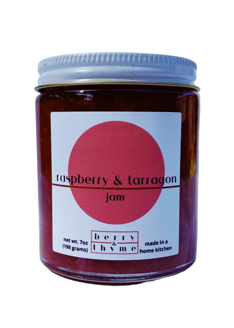 Berry & Thyme Raspberry and Tarragon Jam (7oz)