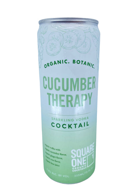 Square One Cucumber Therapy Vodka Cocktail (4pk)