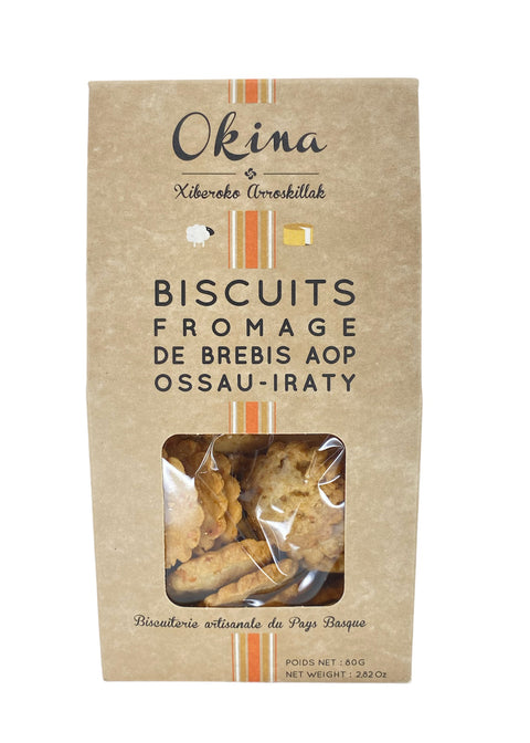 Okina Biscuits Fromage de Brebis Aop Ossau-Iraty (80g)