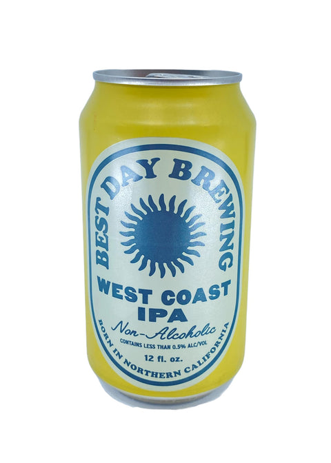 Best Day Brewing West Coast IPA Non-Alcoholic 12oz