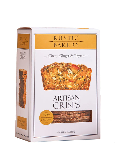 Rustic Bakery Citrus, Ginger, & Thyme Artisan Crisps (5oz)