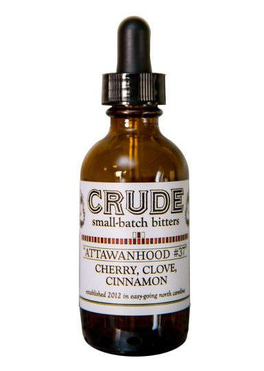 Crude Bitters- Attawanhood #37 Cherry, Clove, Cinnamon 2 oz