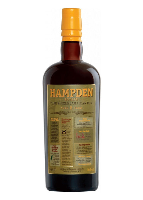 Hampden Estate 8yr Rum 46%abv (750 ml)