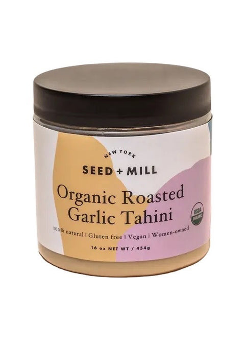 Seed + Mill Organic Roasted Garlic Tahini (16oz)
