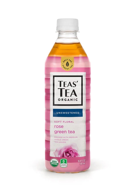 Teas’ Tea Organic Rose Green Tea (16.9oz)