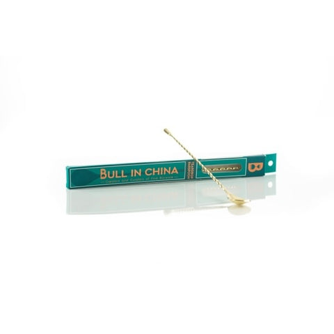 Bull in China- Teardrop Barspoon 30cm Gold
