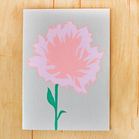 PEONY GREETING CARD
