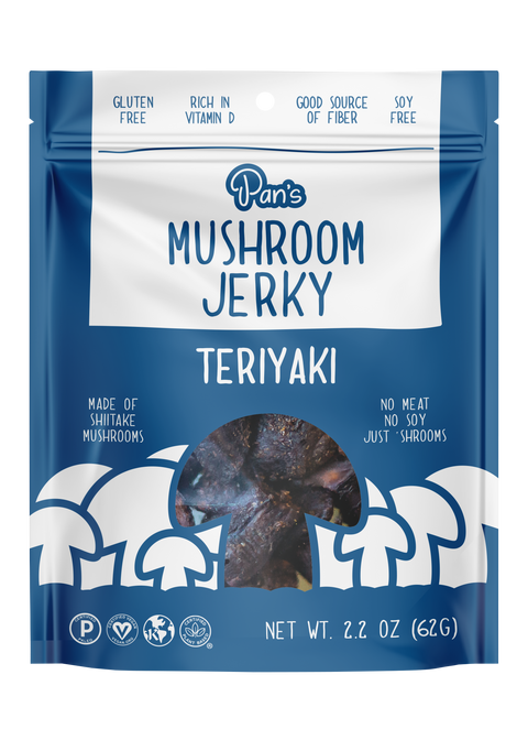 Pan's Mushroom Jerky - Teriyaki