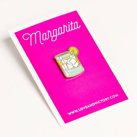 Love & Victory Margarita Cocktail PIn