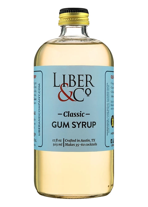 Liber & Co Classic Gum Syrup (9.5 oz)