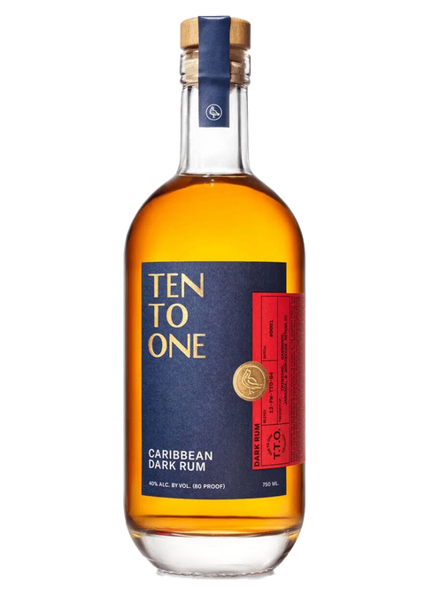 Ten to One Caribbean Dark Rum (750ml)