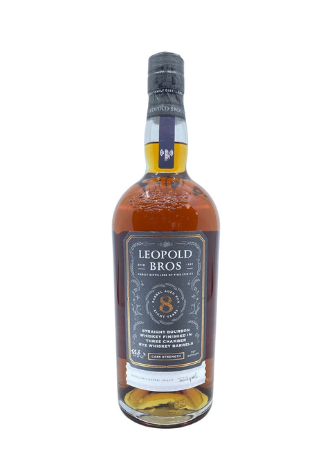 Leopold Bros 8 Year Bourbon Cask Strength 55.3% (750ml)