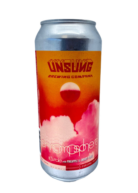 Unsung Brewing Chromosphere Sour Ale with Pineapple and Cherry (16oz)