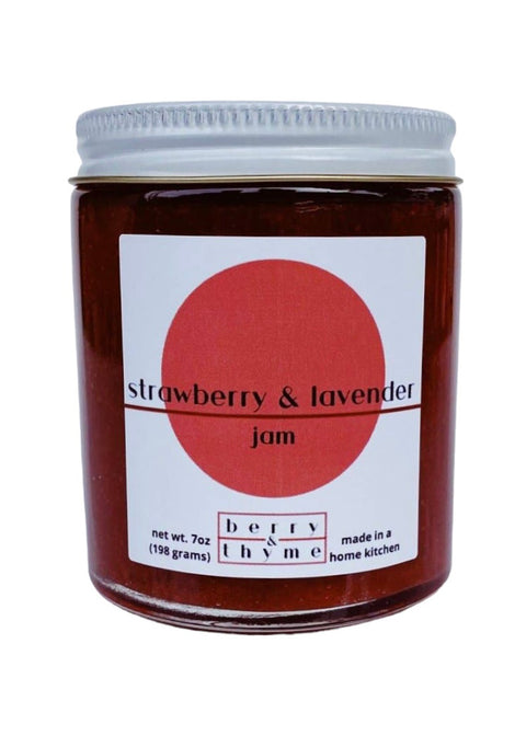 Berry & Thyme Strawberry and Lavender Jam (7oz)