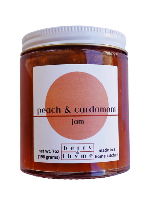 Berry & Thyme Peach and Cardamom Jam (7oz)