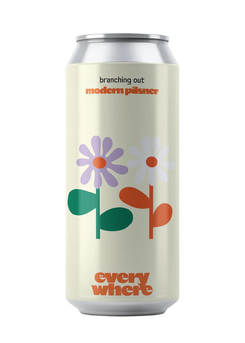 Everywhere Beer- Branching Out Modern Pils (16oz)