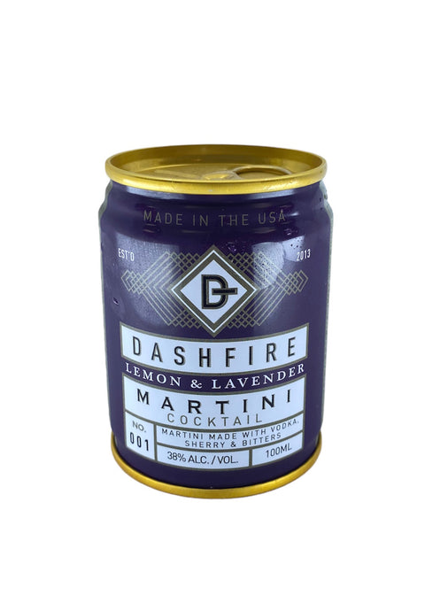 Dashfire Lemon & Lavender Martini Cans 100ml