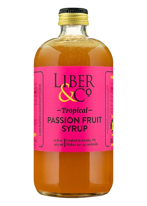 Liber & Co Passion Fruit Syrup  (9.5 oz)