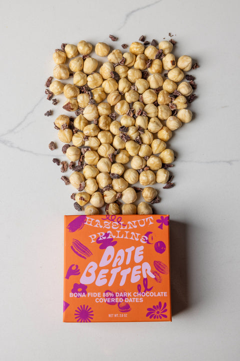 Date Better- Hazelnut Praline- Chocolate covered dates