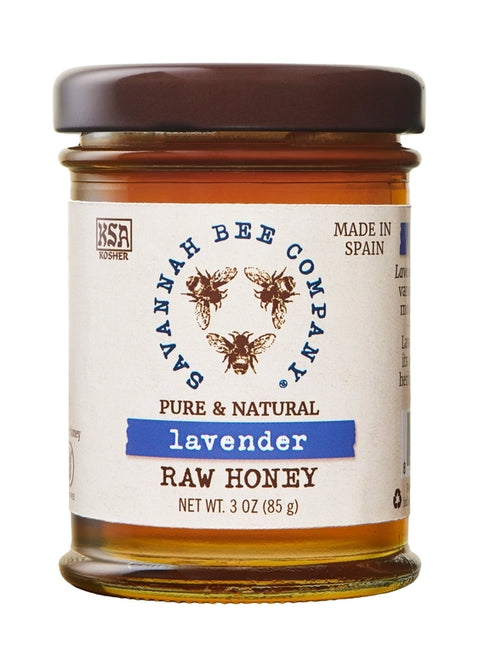 Savannah Bee Company- Lavender Raw Honey (3oz)