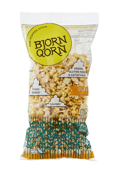 Bjorn Qorn Classic Popcorn (3oz)