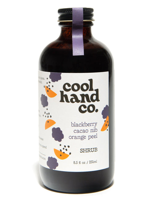 Cool Hand Co Blackberry Cacao Nib Orange Peel Shrub (8.5oz)