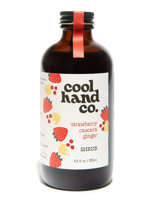 Cool Hand Co Strawberry Cascara Ginger Shrub (8.5oz)