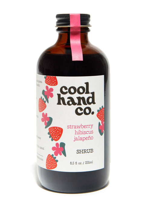 Cool Hand Co Strawberry Hibiscus Jalapeno Shrub (8.5oz)