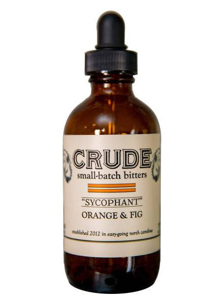 Crude Bitters- "Sycophant" Orange & Fig Bitters (4 oz)