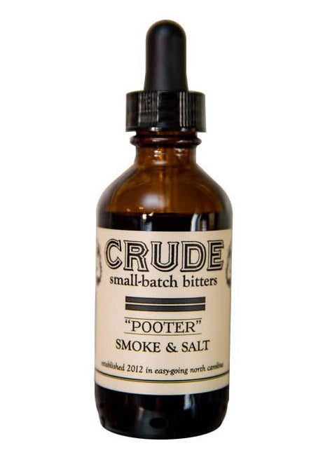 Crude Bitters- "Pooter" Smoke & Salt Bitters (4 oz)