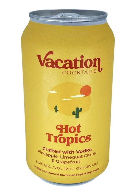 Vacation Cocktails- Hot Tropics Can