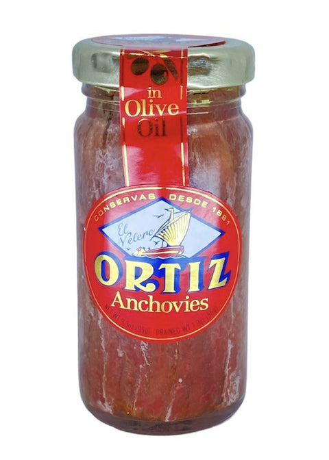 Ortiz Anchovy Jars (3.3oz)