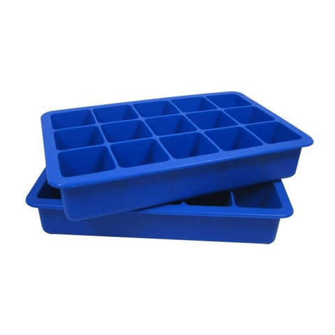 Kitchen Basics Ice Cube Tray 15-Cube Blue