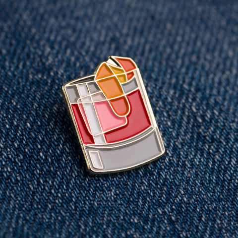 Negroni Cocktail Pin