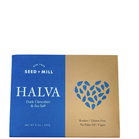 Seed + Mill Halva Dark Choc. & Sea Salt (227g)
